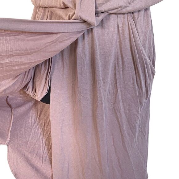 Wilfred Aritzia Blush Pink Drape Front Knee Length Dress Sz S - Picture 8 of 14